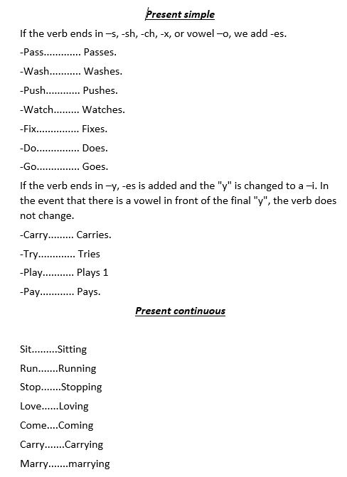 presentsimple